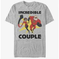 Hot Sale 🔔 Disney Pixar The Incredibles Incredible Couple T-Shirt 🔔