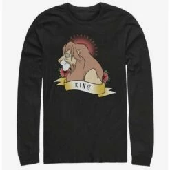 Cheapest 🔔 Disney The Lion King King Long-Sleeve T-Shirt 🌟