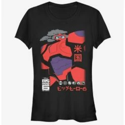 Cheapest 🔔 Disney Big Hero 6 Cool Baymax Girls T-Shirt 💯