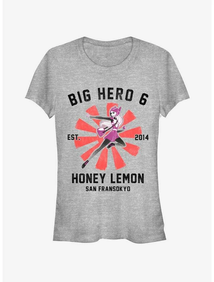 Outlet ✔️ Disney Big Hero 6 Honey Lemon Collegiate ✔️ Girls T-Shirt ❤️ 1 Outlet ✔️ Disney Big Hero 6 Honey Lemon Collegiate ✔️ Girls T-Shirt ❤️