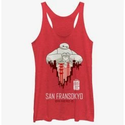 Budget 👏 Disney Big Hero 6 SF Love 🤩 Girls Tank ❤️