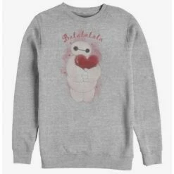 Hot Sale ❤️ Disney Big Hero 6 It'S V-Day Crew Sweatshirt 🎉