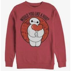 Deals 😍 Disney Big Hero 6 Like A Hug Crew Sweatshirt ⌛