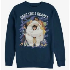 Hot Sale ⭐ Disney Big Hero 6 Scare Baymax Crew Sweatshirt ✨