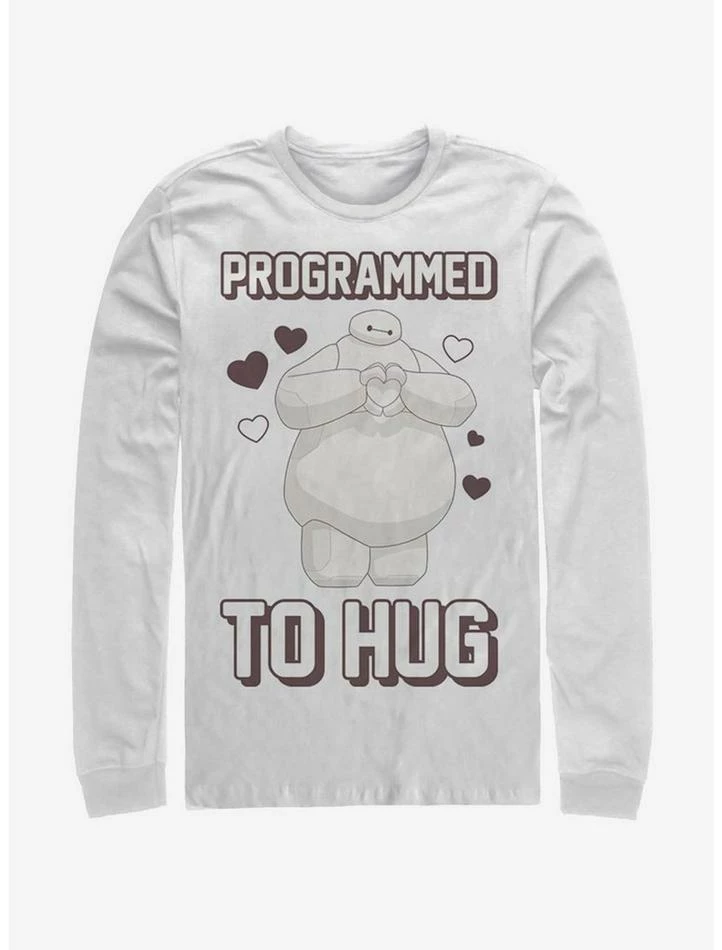 Best reviews of 💯 Disney Big Hero 6 Programmed To Hug Long-Sleeve T-Shirt ❤️ 1 Best reviews of 💯 Disney Big Hero 6 Programmed To Hug Long-Sleeve T-Shirt ❤️
