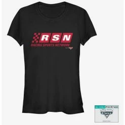 New ⭐ Disney Pixar Cars Racing Sports Network Girls T-Shirt 👍