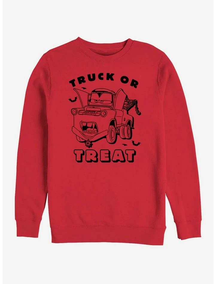 Deals ✔️ Disney Pixar Cars Truck Or Treat Crew Sweatshirt ✨ 1 Deals ✔️ Disney Pixar Cars Truck Or Treat Crew Sweatshirt ✨
