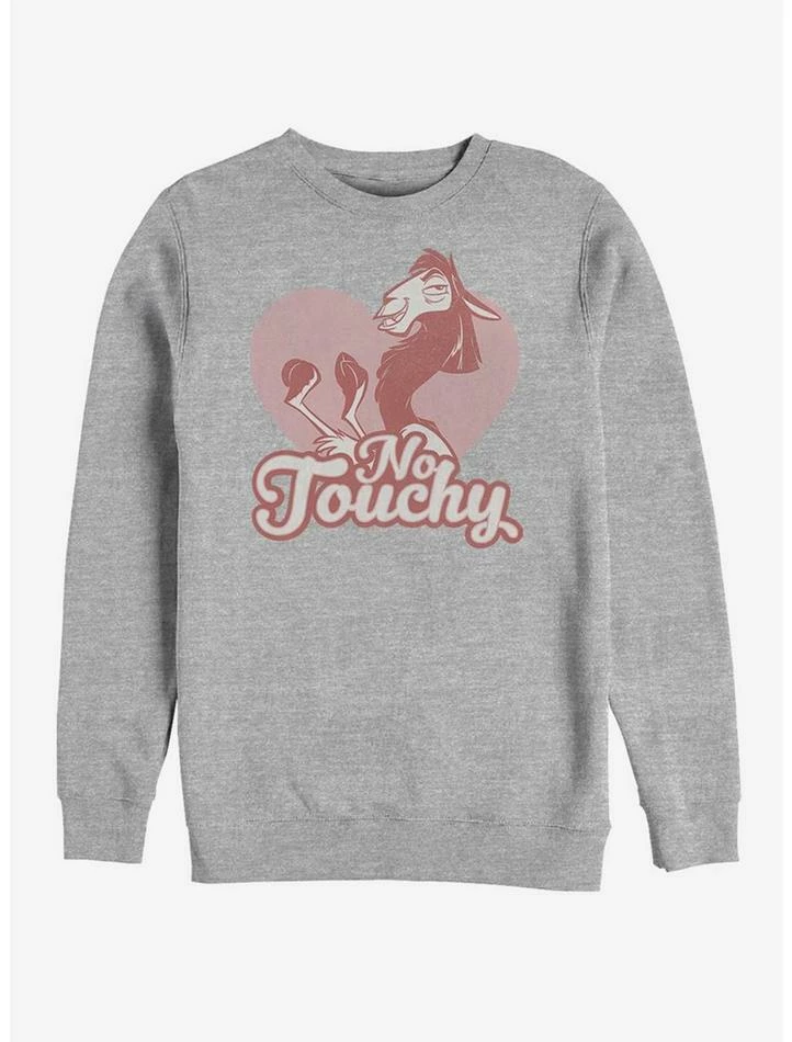 Best deal ⌛ Disney The Emporer's New Groove No Love Crew Sweatshirt ❤️ 1 Best deal ⌛ Disney The Emporer's New Groove No Love Crew Sweatshirt ❤️