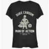 Flash Sale 🥰 Disney Pixar Toy Story 4 Duke Caboom 🧨 Girls T-Shirt ✔️