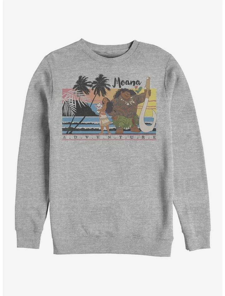 Hot Sale ✨ Disney Moana Adventure Crew Sweatshirt 👏 1 Hot Sale ✨ Disney Moana Adventure Crew Sweatshirt 👏