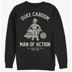 Top 10 🎁 Disney Pixar Toy Story 4 Duke Caboom Crew Sweatshirt 🔥