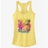 Wholesale ⭐ Disney Pixar Up Dug Watercolor Text Girls Tank 👍