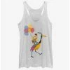 New ✔️ Disney Pixar Up Kevin's Feathers 🎉 Girls Tank 😀