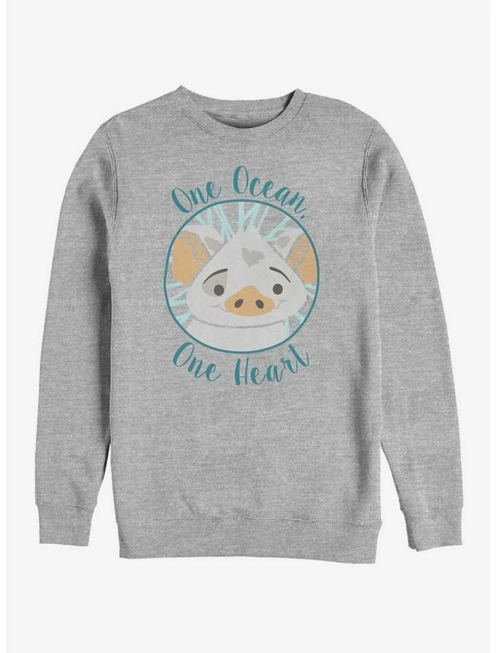 Promo 👏 Disney Moana One Heart Crew Sweatshirt 🤩 1 Promo 👏 Disney Moana One Heart Crew Sweatshirt 🤩