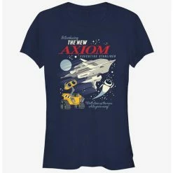 Cheapest ✔️ Disney Pixar Wall-E Axiom Poster 🎉 Girls T-Shirt ✔️