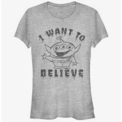 New 🎁 Disney Pixar Toy Story Aliens Believe Girls T-Shirt ✔️