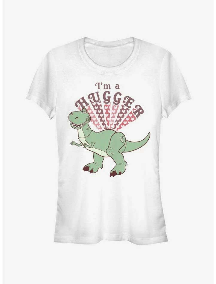 Outlet 🎁 Disney Pixar Toy Story Hugger Rex Girls T-Shirt 😀 2 Outlet 🎁 Disney Pixar Toy Story Hugger Rex Girls T-Shirt 😀 - Image 2