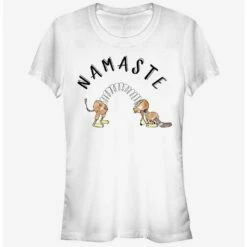 Best deal 🎁 Disney Pixar Toy Story Namaste Slinky Girls T-Shirt 😉
