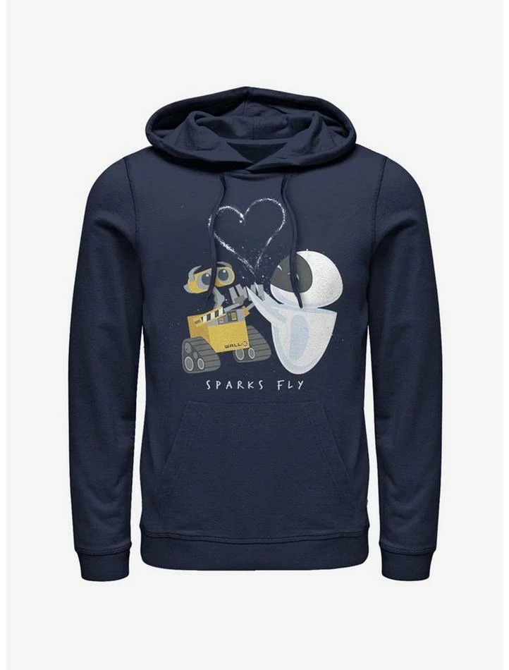Wholesale ⌛ Disney Pixar Wall-E Sparks Fly Hoodie ❤️ 1 Wholesale ⌛ Disney Pixar Wall-E Sparks Fly Hoodie ❤️