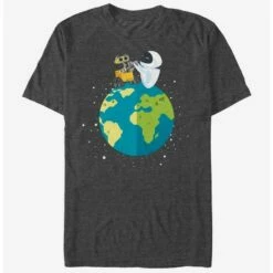 Budget ✨ Disney Pixar Wall-E World Peace T-Shirt ✔️