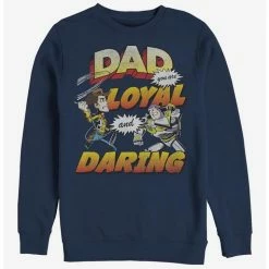 Hot Sale ❤️ Disney Pixar Toy Story Loyal And Daring Crew Sweatshirt 💯