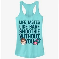 New 🧨 Disney Wreck-It Ralph Barf Smoothie Girls Tank ⭐