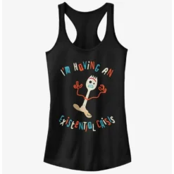 Brand new 😀 Disney Pixar Toy Story 4 Forky Crisis Girls Tank 💯