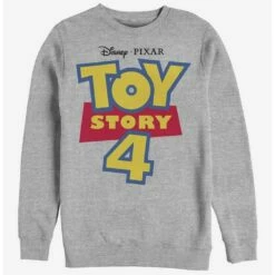 Best Sale ⭐ Disney Pixar Toy Story 4 Full Color Logo Crew Sweatshirt 🛒