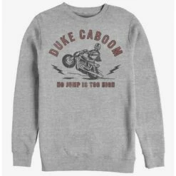 Deals 🤩 Disney Pixar Toy Story 4 Vintage Duke Crew Sweatshirt 👍