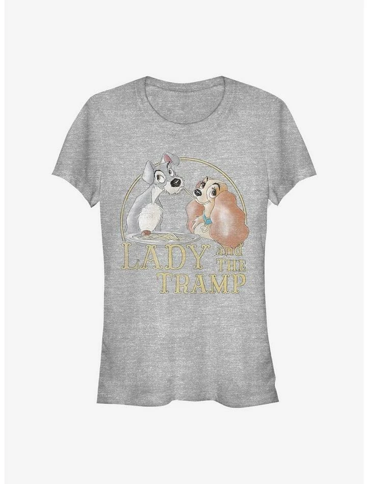 Budget 🔔 Disney Lady And The Tramp Lady Tramp Spaghetti ✨ Girls T-Shirt ✨ 1 Budget 🔔 Disney Lady And The Tramp Lady Tramp Spaghetti ✨ Girls T-Shirt ✨