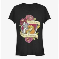 Hot Sale 😍 Disney Lady And The Tramp Lady Tramp Tatoo Girls T-Shirt ✔️