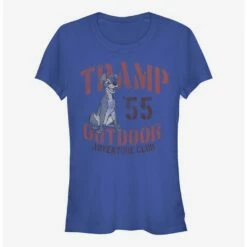 Outlet 😉 Disney Lady And The Tramp Outdoor Tramp Girls T-Shirt 💯