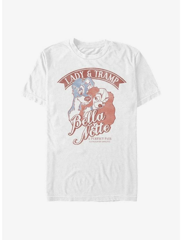 Wholesale ⭐ Disney Lady And The Tramp Perfect Pair T-Shirt ❤️ 1 Wholesale ⭐ Disney Lady And The Tramp Perfect Pair T-Shirt ❤️