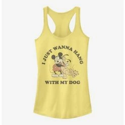 Budget ✔️ Disney Mickey Mouse Mickey 🔔 Dog Fill Lover Girls Tank 🧨