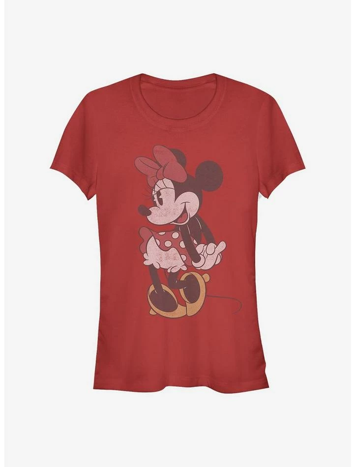 Outlet 👍 Disney Minnie Mouse Classic Vintage Minnie Girls T-Shirt 😍 1 Outlet 👍 Disney Minnie Mouse Classic Vintage Minnie Girls T-Shirt 😍