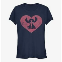 Discount 🔥 Disney Lilo & Stitch Heart Girls T-Shirt 🥰