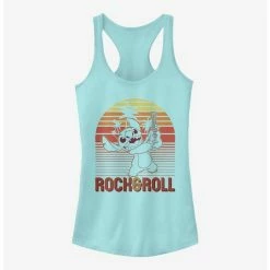 Best Pirce ⭐ Disney Lilo & Stitch Rock And Roll Stitch 👍 Girls Tank 😉