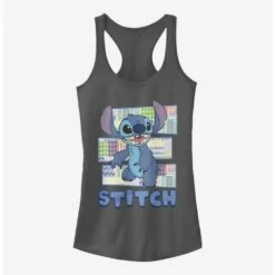 Best Pirce 🎉 Disney Lilo & Stitch Character Shirt With Pattern Girls Tank 😀
