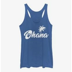 Best Sale ❤️ Disney Lilo & Stitch Sillhouette Ohana Girls Tank 👍