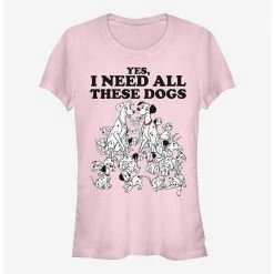 Wholesale 👍 Disney 101 Dalmatians All These Dogs Girls T-Shirt 🎁