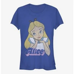 Best Pirce 🔔 Disney Alice In Wonderland Big Alice Girls T-Shirt ❤️