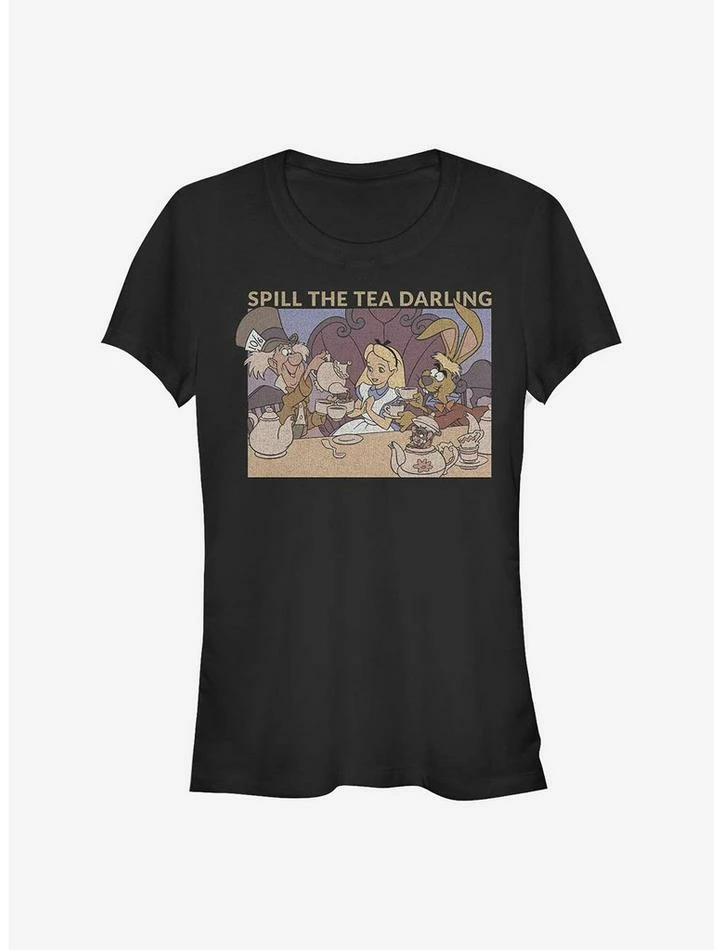 Best Pirce π Disney Alice In Wonderland Spill The Tea π Girls T-Shirt β 1 Best Pirce π Disney Alice In Wonderland Spill The Tea π Girls T-Shirt β