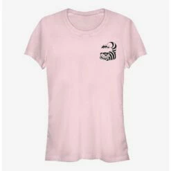 Promo ❤️ Disney Alice In Wonderland Vintage Line Cheshire 👍 Girls T-Shirt ⌛