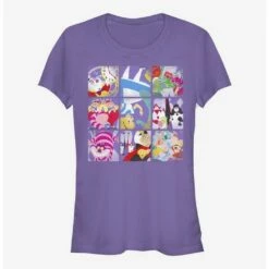 Budget 🧨 Disney Alice In Wonderland Wonder Art Blocks Girls T-Shirt ✨