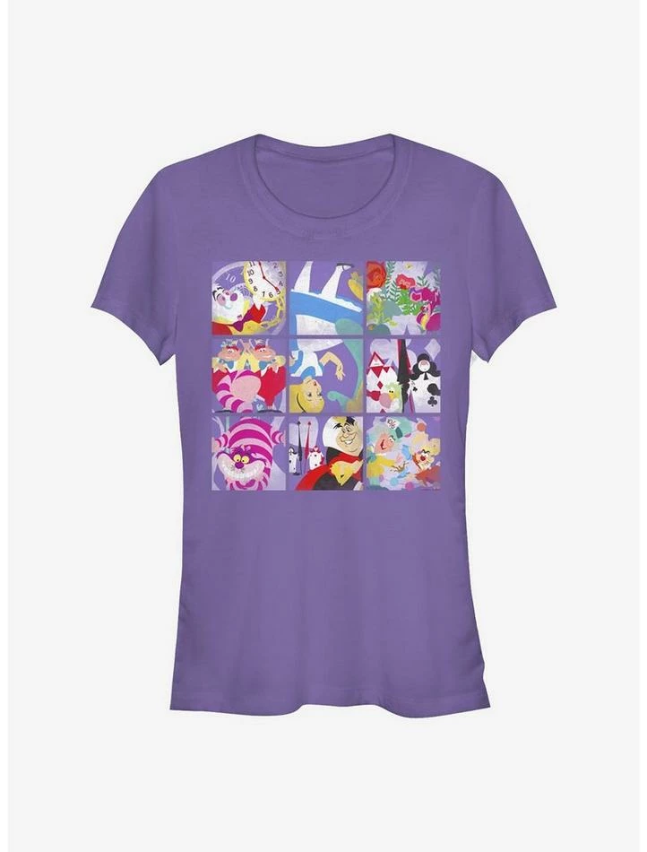 Budget 🧨 Disney Alice In Wonderland Wonder Art Blocks Girls T-Shirt ✨ 1 Budget 🧨 Disney Alice In Wonderland Wonder Art Blocks Girls T-Shirt ✨