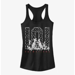 Budget ⭐ Disney 101 Dalmatians One Oh One Spots ⌛ Girls Tank ✔️