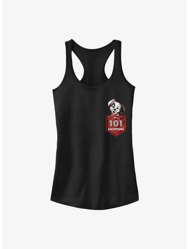 Best Pirce π― Disney 101 Dalmatians Faux Pocket Puppy Girls Tank π 1 Best Pirce π― Disney 101 Dalmatians Faux Pocket Puppy Girls Tank π