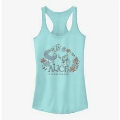 Best Pirce 👍 Disney Alice In Wonderland Alice And Rabbit Girls Tank 😍
