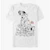 New ⌛ Disney 101 Dalmatians 🎉 Dog Pile T-Shirt ❤️