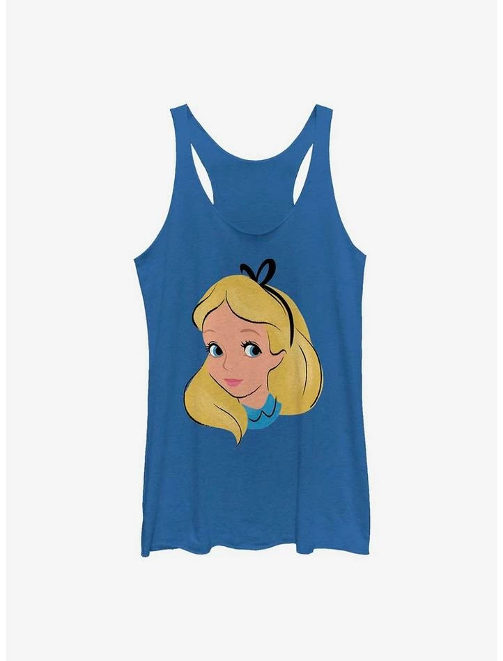 New π Disney Alice In Wonderland Big Face Girls Tank π 1 New π Disney Alice In Wonderland Big Face Girls Tank π